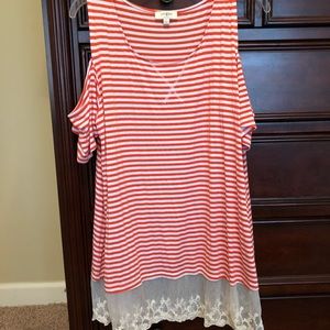 Umgee cold shoulder tunic